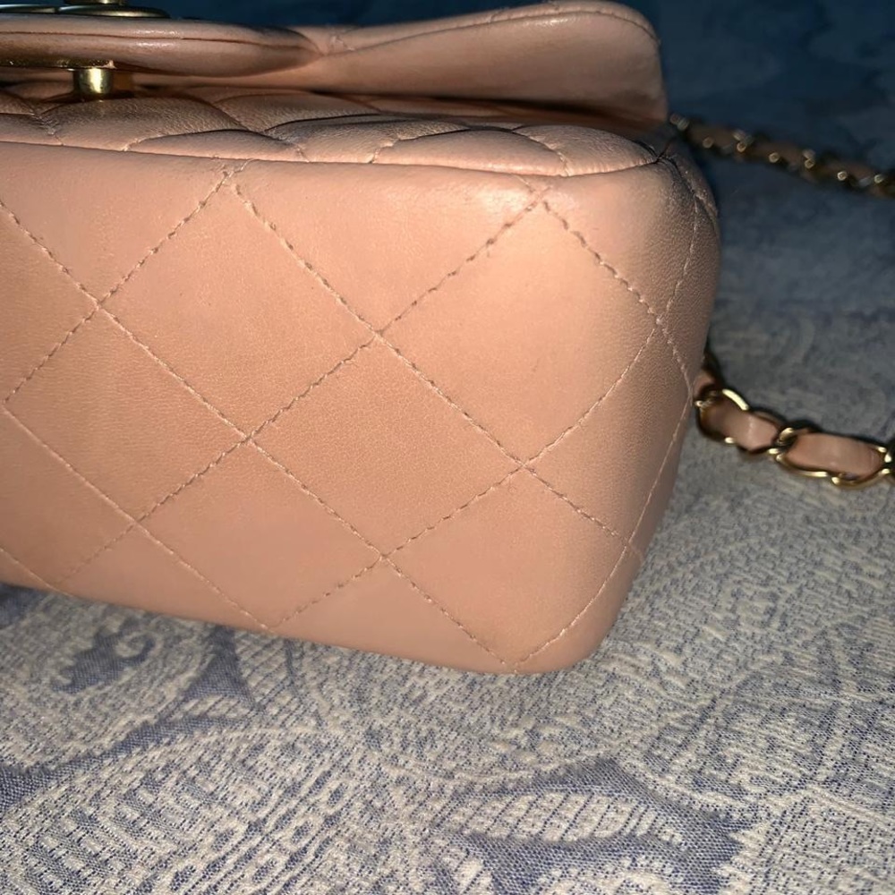 Chanel Square Mini Bag Pink Powder with GHW - Picture 4 of 8